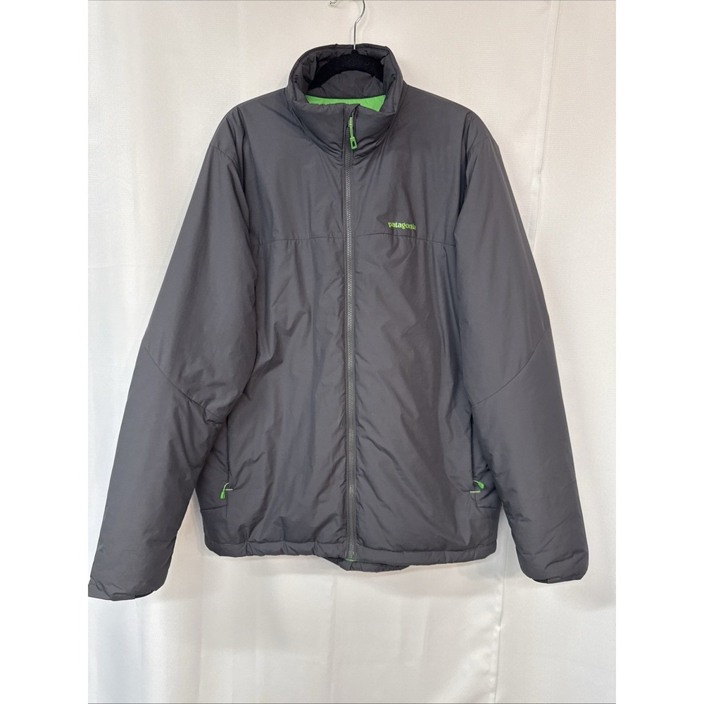 Patagonia Men's Micro Puff Jacket‎ Forge Grey FGE Primaloft Size XL Outdoor